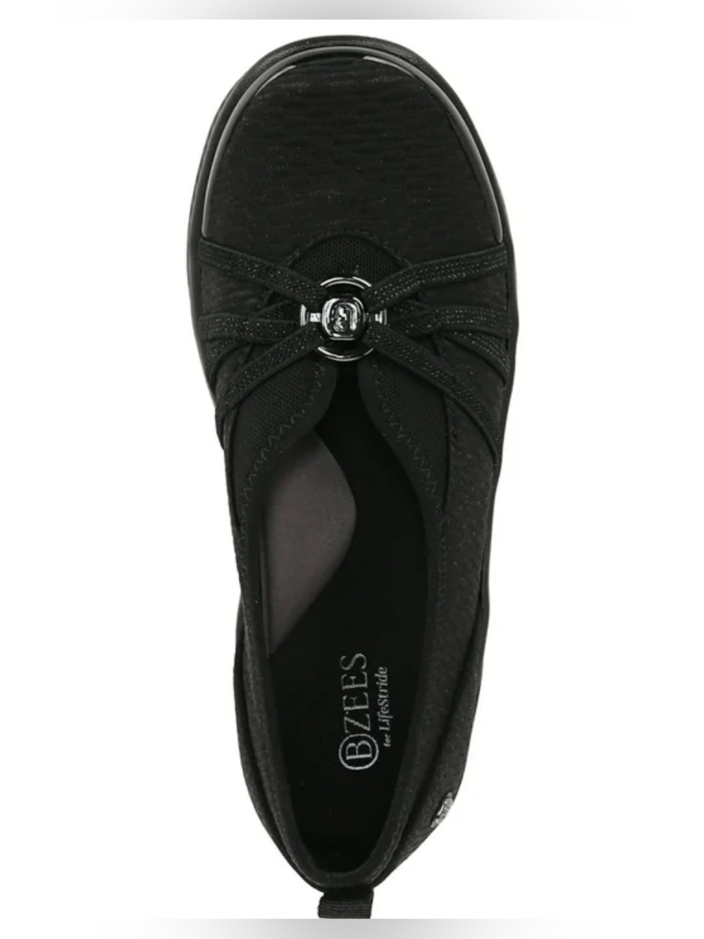 BZees For Lifestride Womens Niche Slip-On Flats Black Women's comfort. - Picture 3 of 6